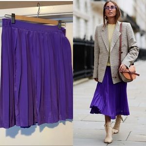 Vintage Purple Pleated Skirt 💜